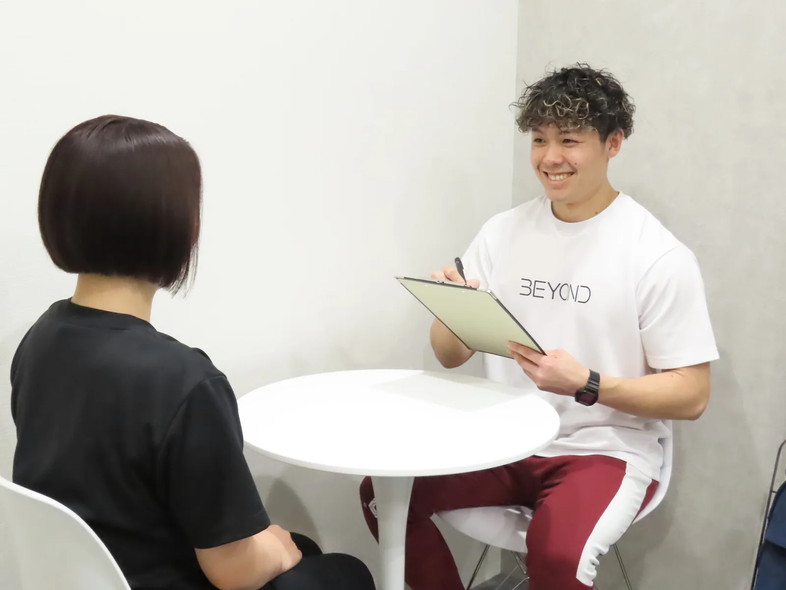 トレーナーとのカウンセリング