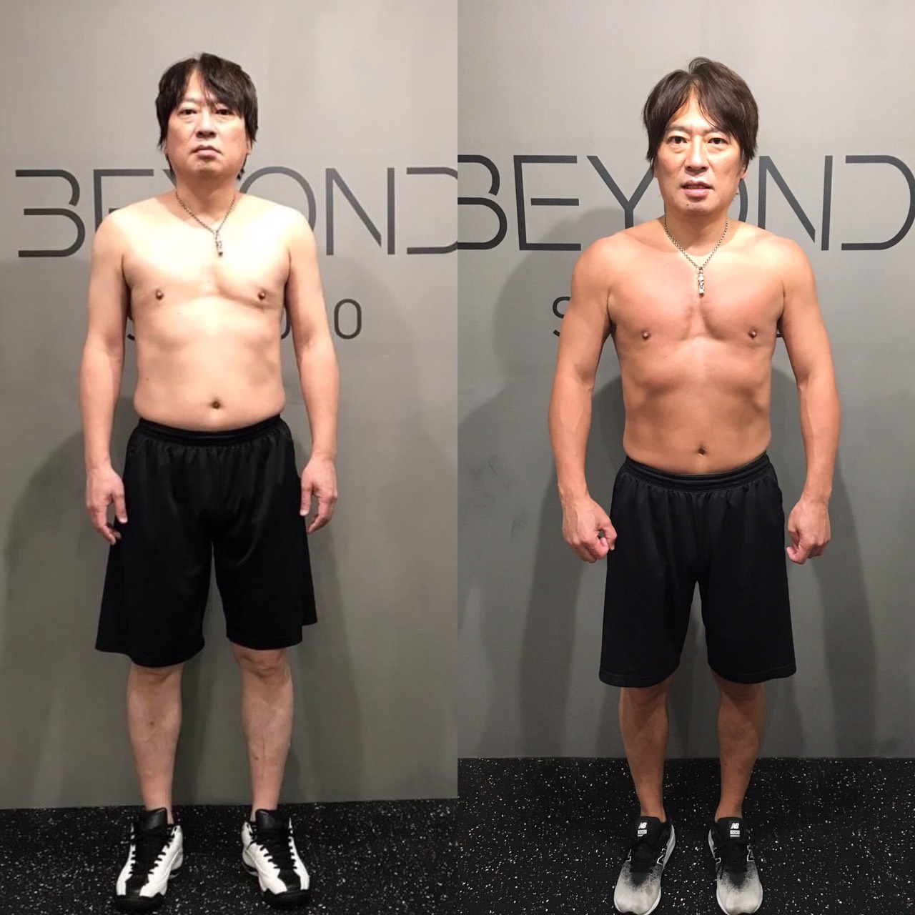 50代男性 ベンチプレス 45kg 強い男への道 公式 ビヨンド Beyond札幌 パーソナルトレーニング プライベートジム